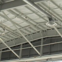Typical hangar view inside.